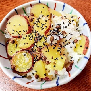 ●簡単♪トースターパンでさつまいも玉葱炊き込みご飯